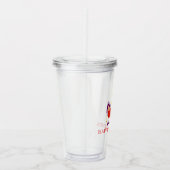 Verre En Acrylique unicorne de mignonne Valentines (Droite)