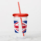 Verre En Acrylique Union Jack London ~ Drapeau britannique (Gauche)