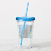 Verre En Acrylique Van Gogh Style Starry Night Cat (Dos)