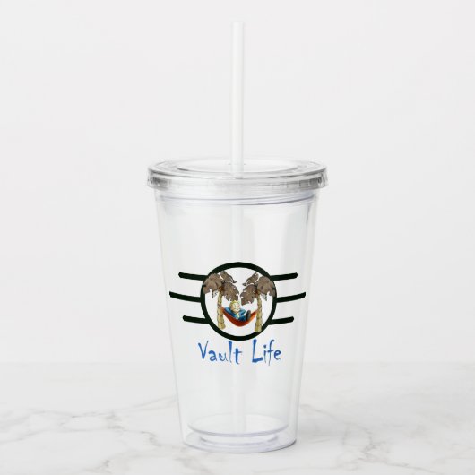 Verre En Acrylique Vault Life Tumbler (Devant)