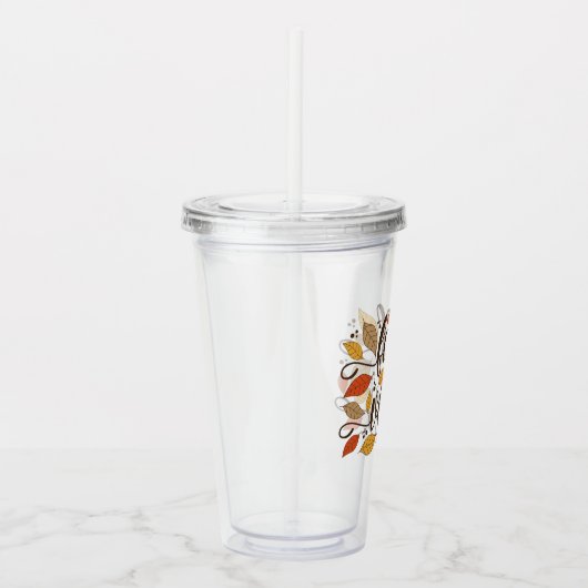 Verre En Acrylique Vibes d'automne (Droite)