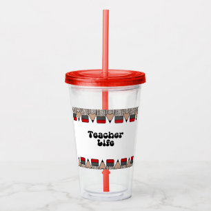 Verre En Acrylique Vie de l'enseignant