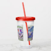 Verre En Acrylique Village de Noël (Gauche)