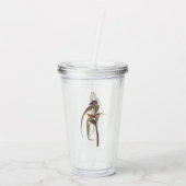 Verre En Acrylique Vireo d'Audubon sur l'Iris pourpre (Dos)