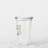 Verre En Acrylique Visage personnalisé Cheetah (Gauche)