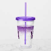 Verre En Acrylique Vitre rose violet moderne parties scintillant étin (Droite)