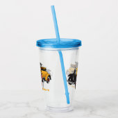 Verre En Acrylique Voiture jaune classique 1931 (Gauche)