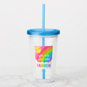Verre En Acrylique Vous êtes votre propre arc-en-ciel