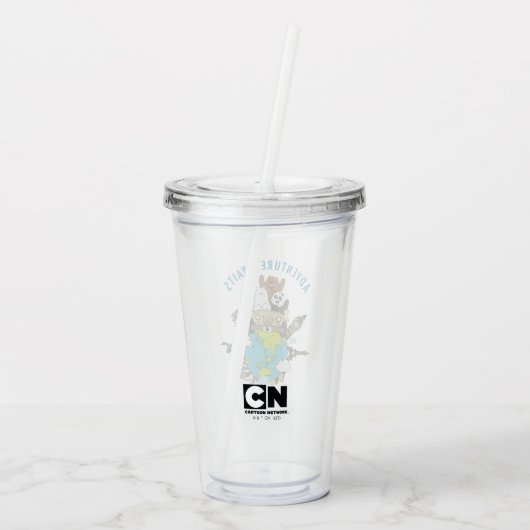 Verre En Acrylique We Bare Bears - Adventure Await (Dos)