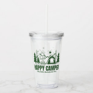 Verre En Acrylique Week-end de célibataire au Modern Green Camp