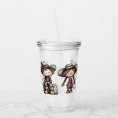 Verre En Acrylique Western Kids Christmas (Gauche)
