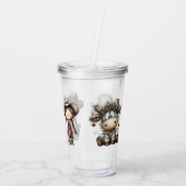 Verre En Acrylique Western Kids Christmas (Dos)