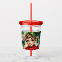 Whimsical Cartoon Elf | Christmas  