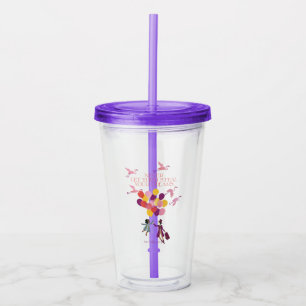 Verre En Acrylique Wonka "Ne les laissez jamais voler vos rêves"