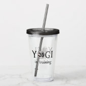 Verre En Acrylique Yoga Workout Zen Om (Dos)