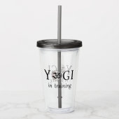 Verre En Acrylique Yoga Workout Zen Om (Devant)