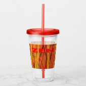 Verre En Acrylique Zen rouge fil rouge acrylique tumbler (Devant)