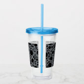 Verre En Acrylique Zones de bulles spatiales - Argent Parties scintil (Droite)