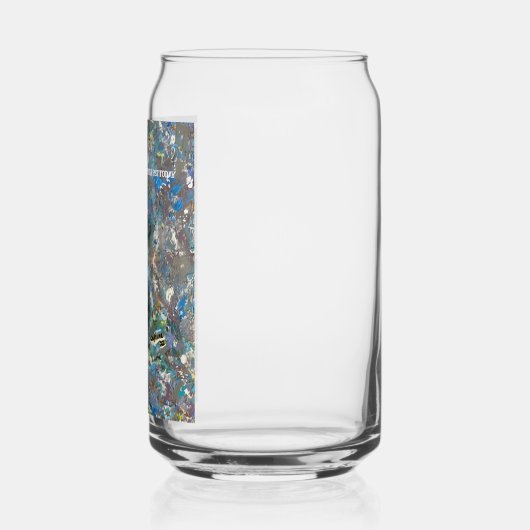 Verre en canware imprimé (Gauche)