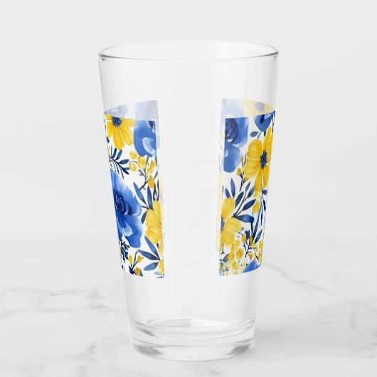 Verre en fleur éclairé (Droite)