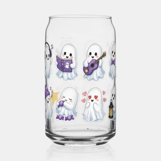 Verre en forme de boîte avec éléments effrayants e (Recto)