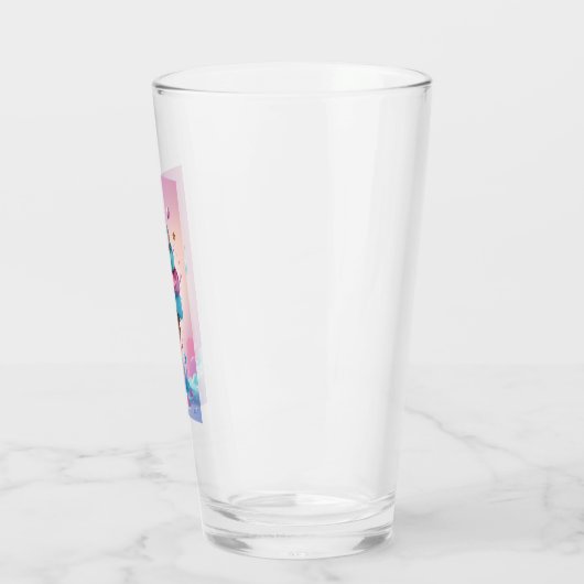 Verre en forme de ciboulette de glace (Gauche)