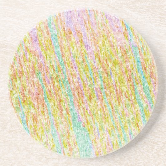 Verre En Grès Artistic Rainbow Colours Motif de griffes Dessous (Devant)