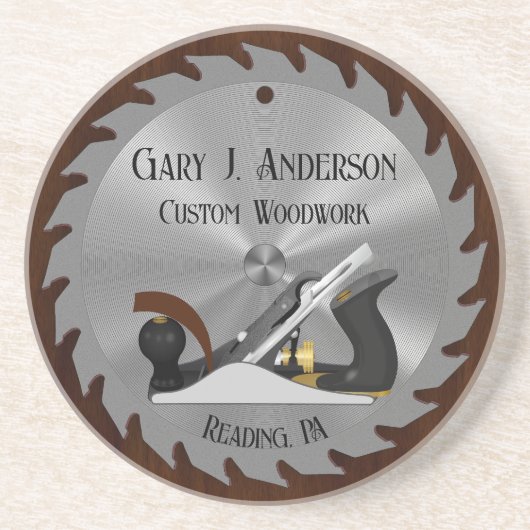 Verre En Grès Boiserie personnalisée Scie Planer Lame Dessous de (Devant)