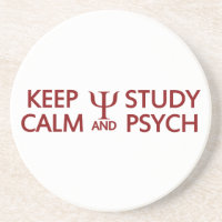 Conserver le calme et l'étude Psych dessous de ver