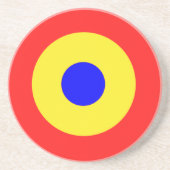 Verre En Grès Couleurs primaires de la cible de bulle Dessous de (Devant)