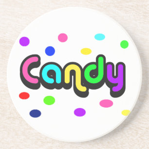 Verre En Grès Dessous de verre-bonbons
