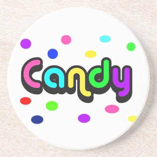 Verre En Grès Dessous de verre-bonbons (Devant)