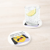 Verre En Grès dessous de verre-man ! (Côté)