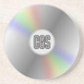 Verre En Grès Funny Retro Music CD DVD Monogram Y2K Dessous de v (Devant)