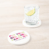 Verre En Grès Grande citation de pantalon de fille - dessous de (Côté)