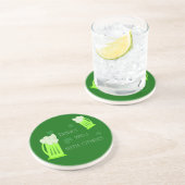 Verre En Grès Le Jour de la Saint Patrick boit les dessous de (Côté)