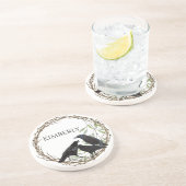 Verre En Grès Les inséparables de corbeaux boivent du dessous de (Côté)