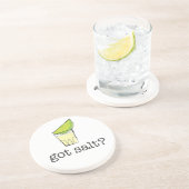 Verre En Grès Sel obtenu ? Tequila tirée avec des dessous de (Côté)