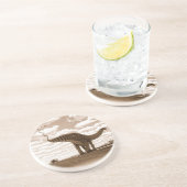 Verre En Grès Sépia Gregory Paul de brontosaure de dessous de (Côté)