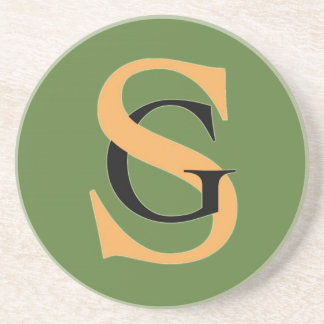 Verre En Grès SG Dessous de verre-Vert