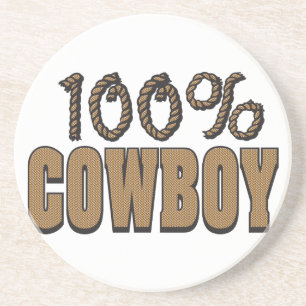 Verre En Grès Western Cowboy Cowgirl Horse Barn Rodeo Dessous de