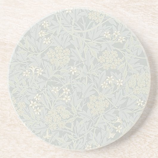 Verre En Grès William Morris Faded Jasmine Sandstone Dessous de (Devant)