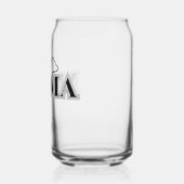 Verre en silhouette de l'ours MAMA (Gauche)