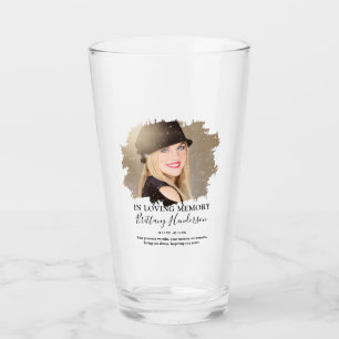 Verre En Souvenir Affectueux   Mémorial Photo