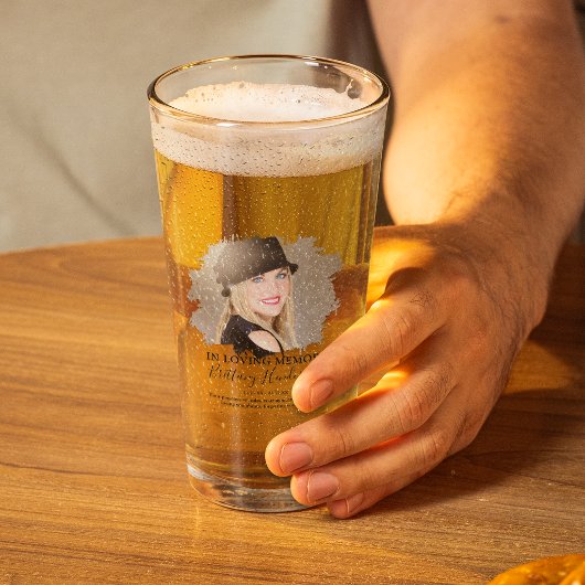 Verre En Souvenir Affectueux | Mémorial Photo