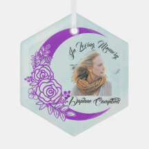En souvenir d'amour ornement photo