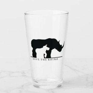 Verre Enregistrer le Rhino