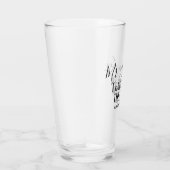 Verre Enseignant de l'année Personnalisé cadeau de texte (Droite)