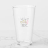 Verre Enseignant L'Art Enseigner Nos Futurs Leaders (Dos)