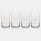 Verre Ensemble de Drinkware 4 Pcs Little Angles (Dos)